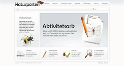 Desktop Screenshot of naturporten.dk